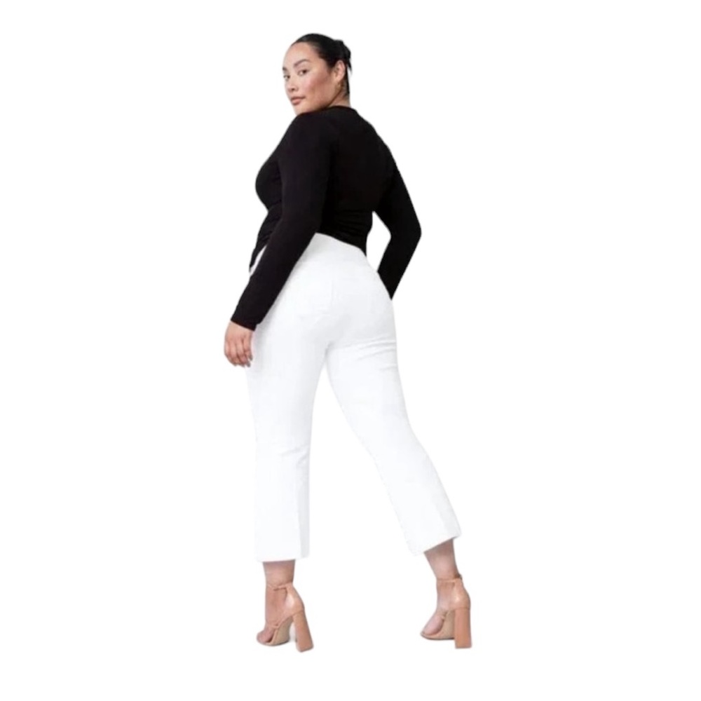Spanx On-the-Go Kick Flare Pant Ultimate Opacity Silver Lining Technology Sz 2X - Picture 2 of 14